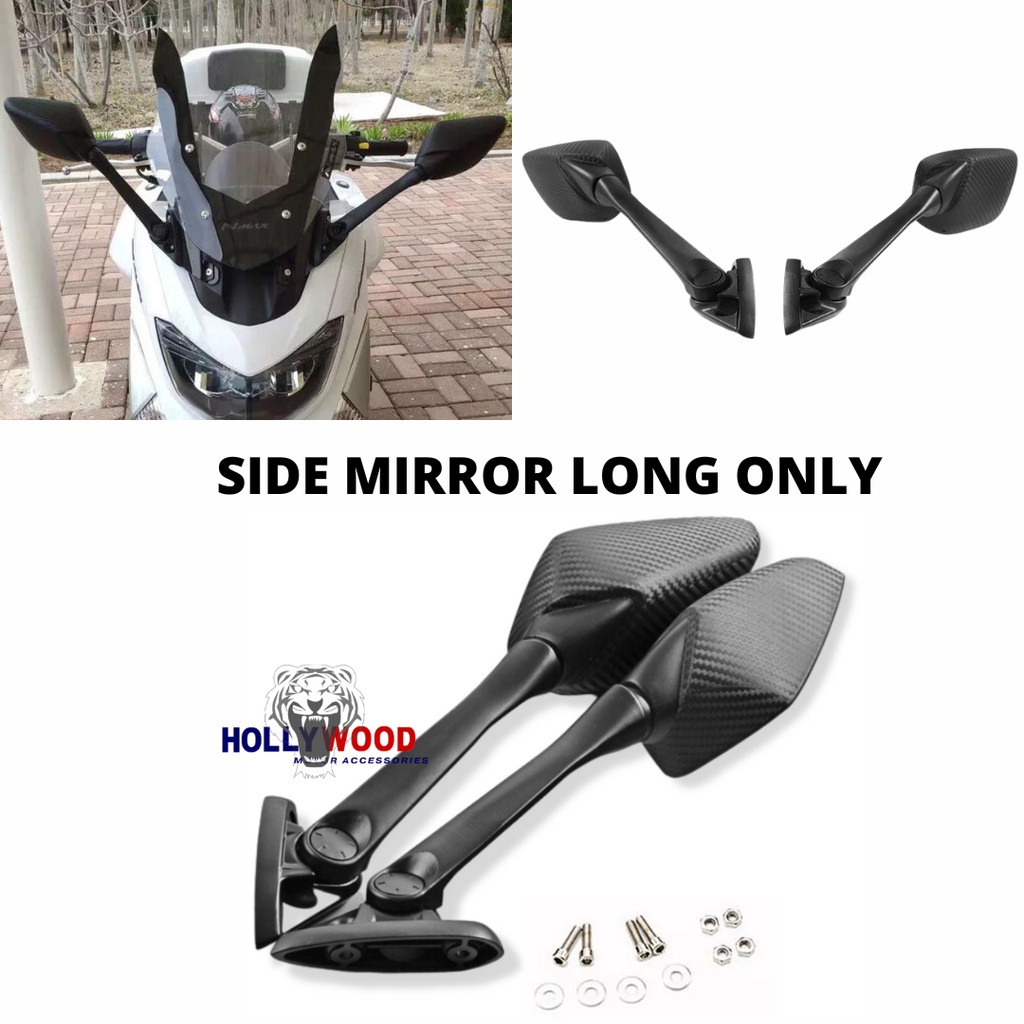 NMAX V2 SIDE MIRROR BRACKET ADJUSTABLE FRONT VISOR BRACKET ADJUSTABLE