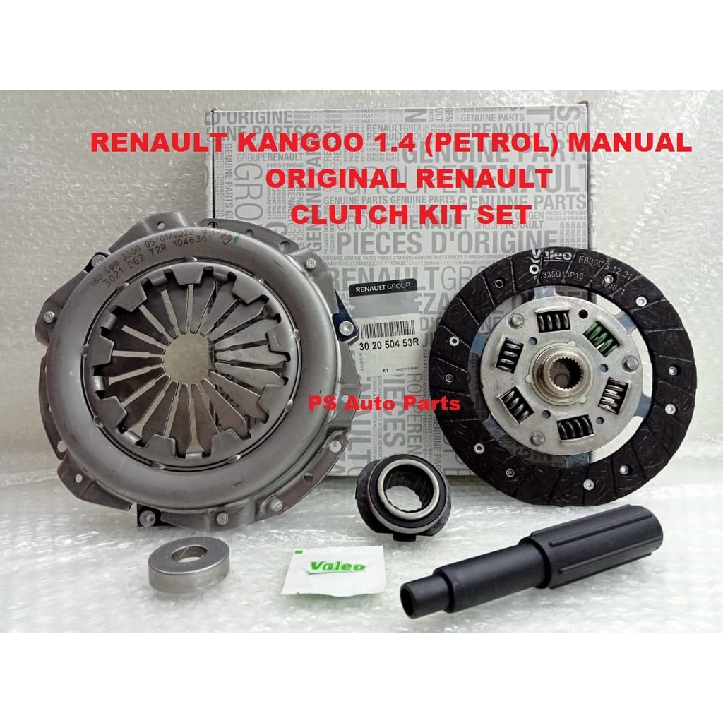 Renault Kangoo 1.4 Manual Petrol Clutch Kit Original Renault Clutch