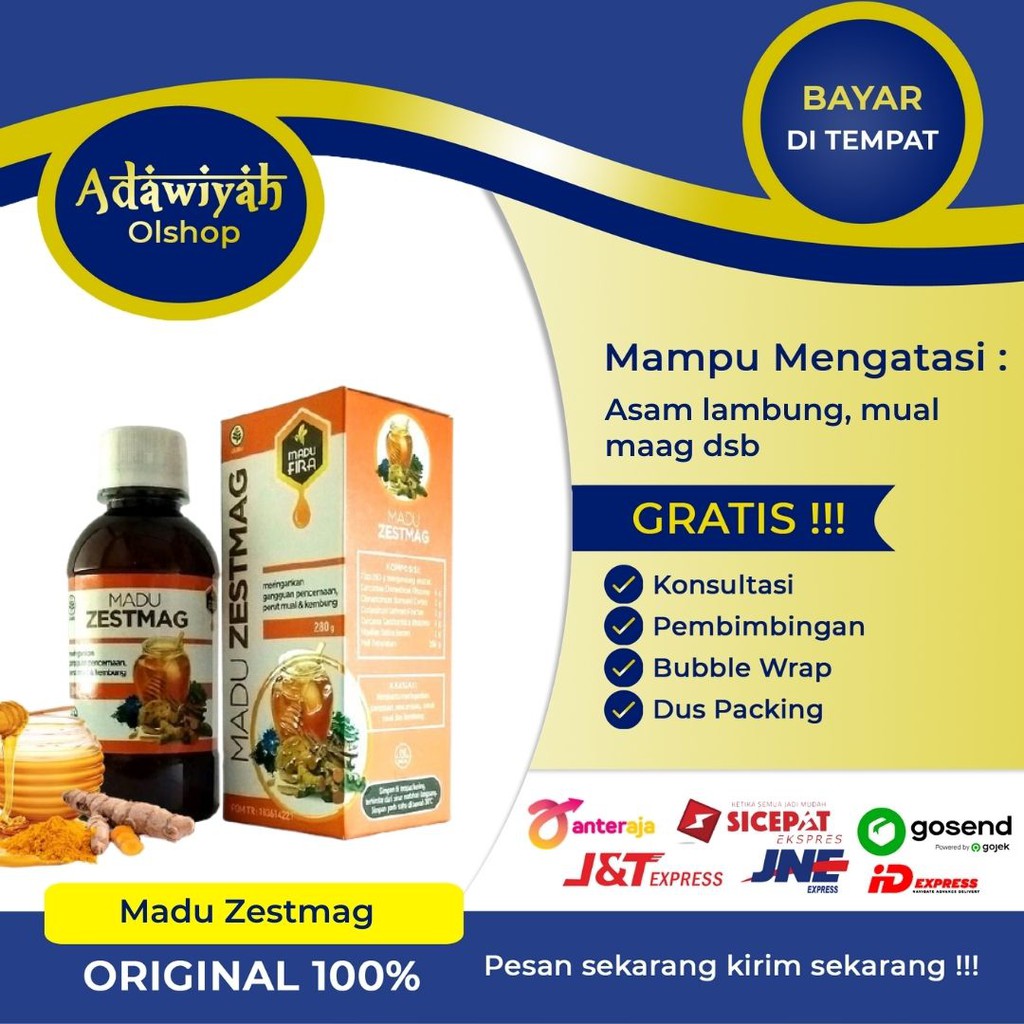 Zestmag Honey HERBAL Honey Gastric Ulcers (Gastric Acid