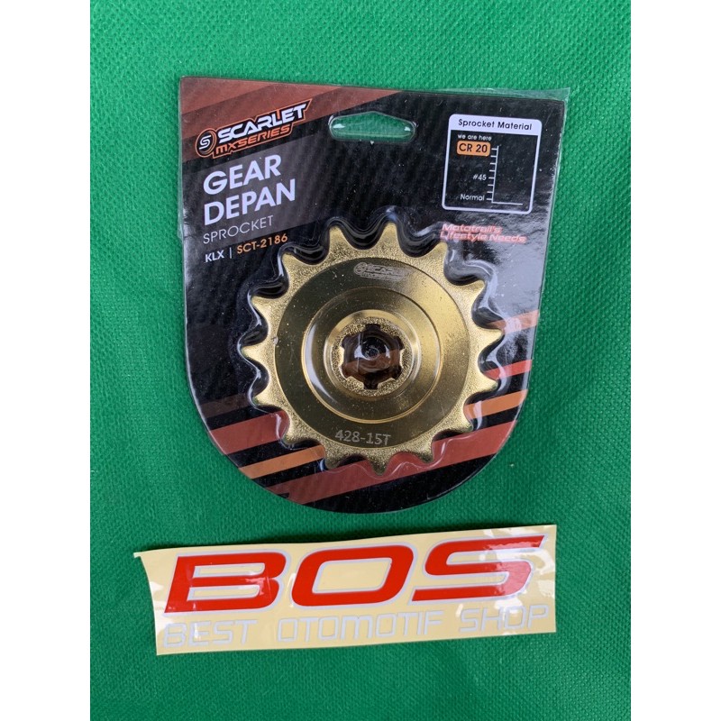 Gear set Front Rear KLX 150 Gear set Front Rear scarlet KLX 150