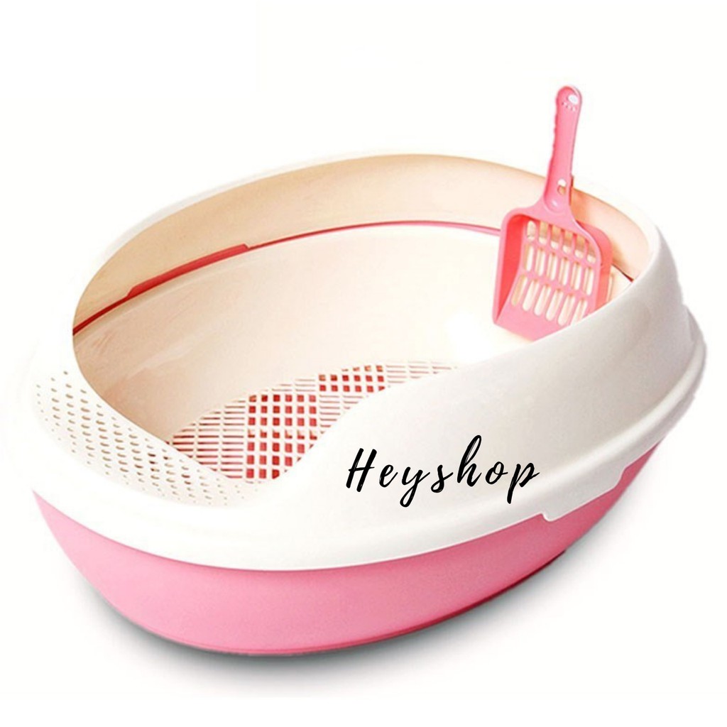 Cat Litter Tray & Free Scoop (3 Layers) Extra Large Kitten Toilet Box