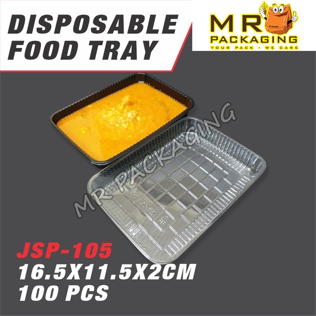 Plastic Food Tray [ 100pcs± ] Fruit Vegetable Frozen Meat Wrap
