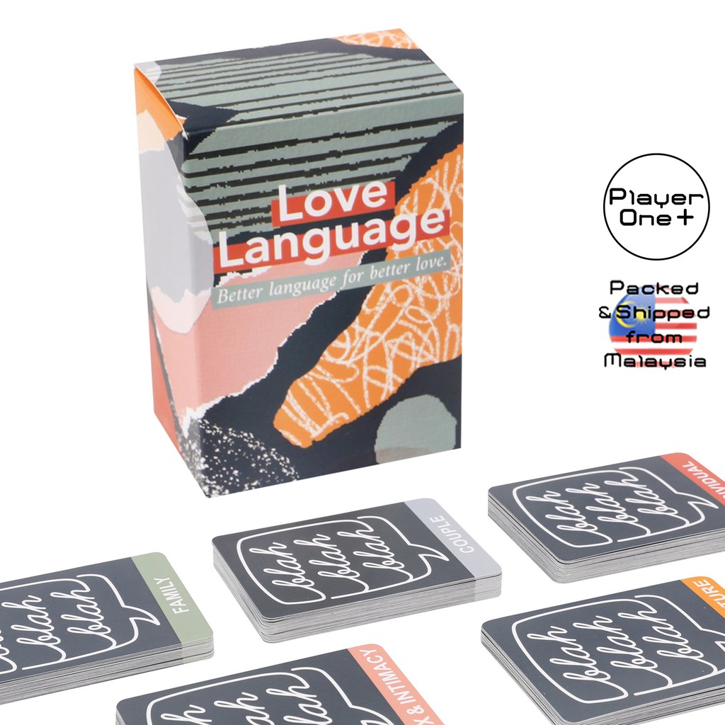 Love Language Card Game Better Language For Better Love Couple Games