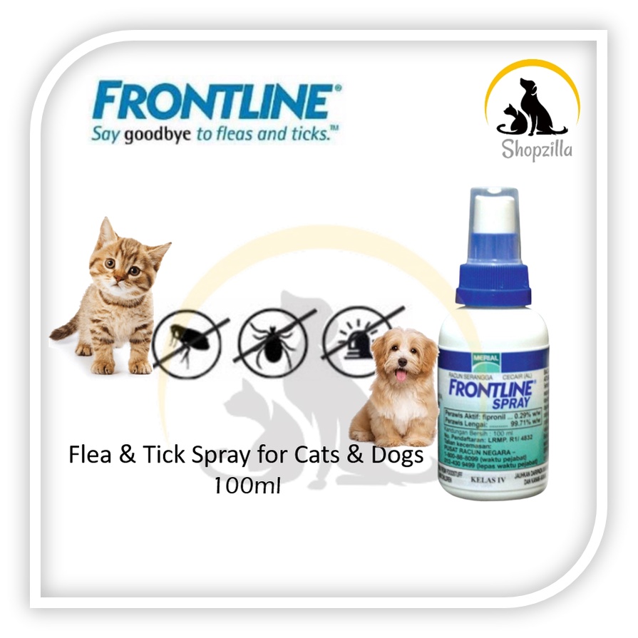 FRONTLINE Flea & Tick Spray for Cats & Dogs (100ml) Shopee Malaysia