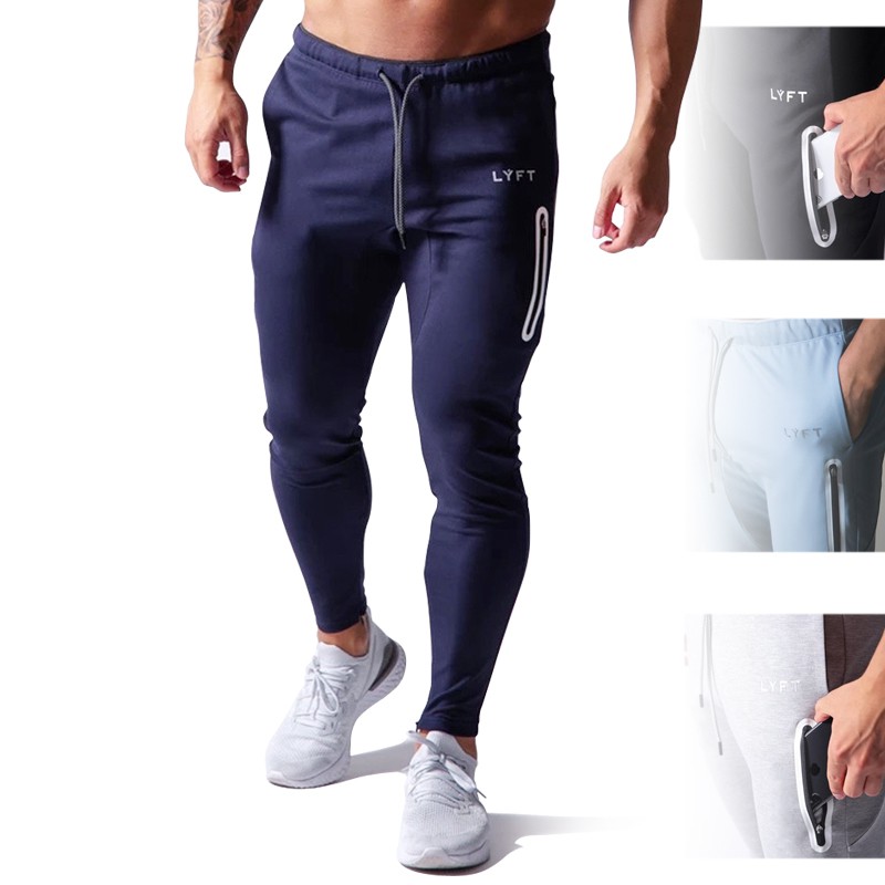 LYFT Men's Jogging Pants Sports Casual Bottoms M3XL Plus Size Shopee