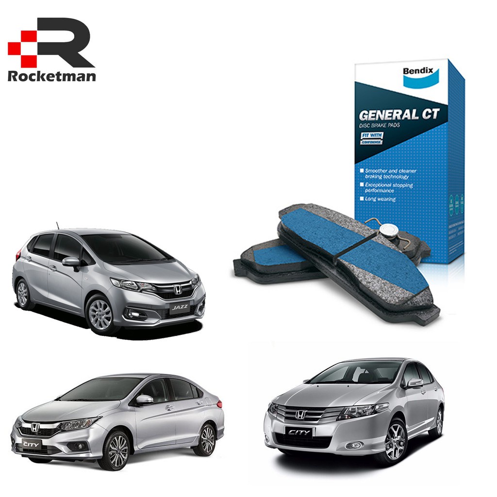 BENDIX FRONT BRAKE PADS HONDA CITY JAZZ TMO T9A GN2 20112021 FREED