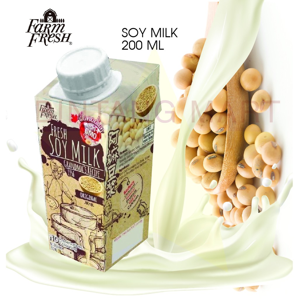 Farm Fresh UHT Soy Milk 200ml Shopee Malaysia