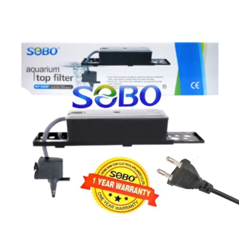 SOBO TOP FILTER FISH AQUARIUM WP880F 1880F 2880F 3880F 4880F Set Filter box Water Pump Pam Air