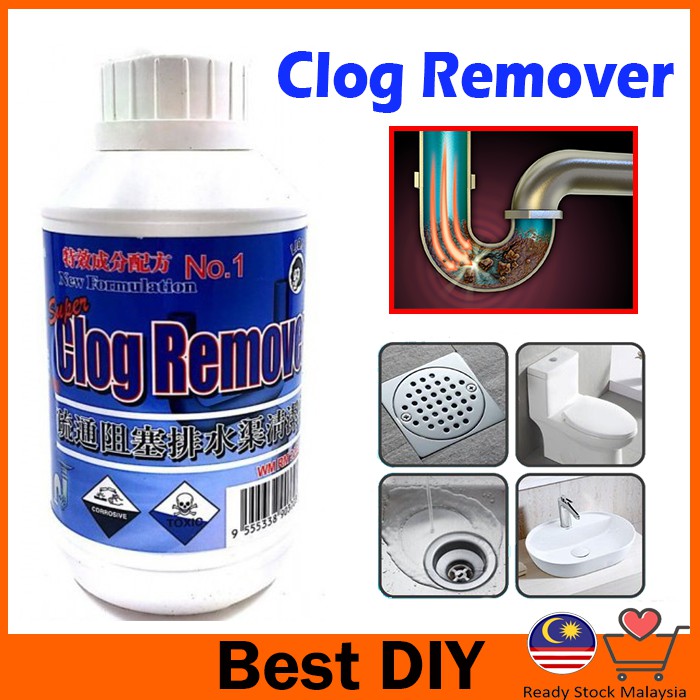 Jeskey Super Strong Clog Remover For Toilet / Sink / Drain Ubat