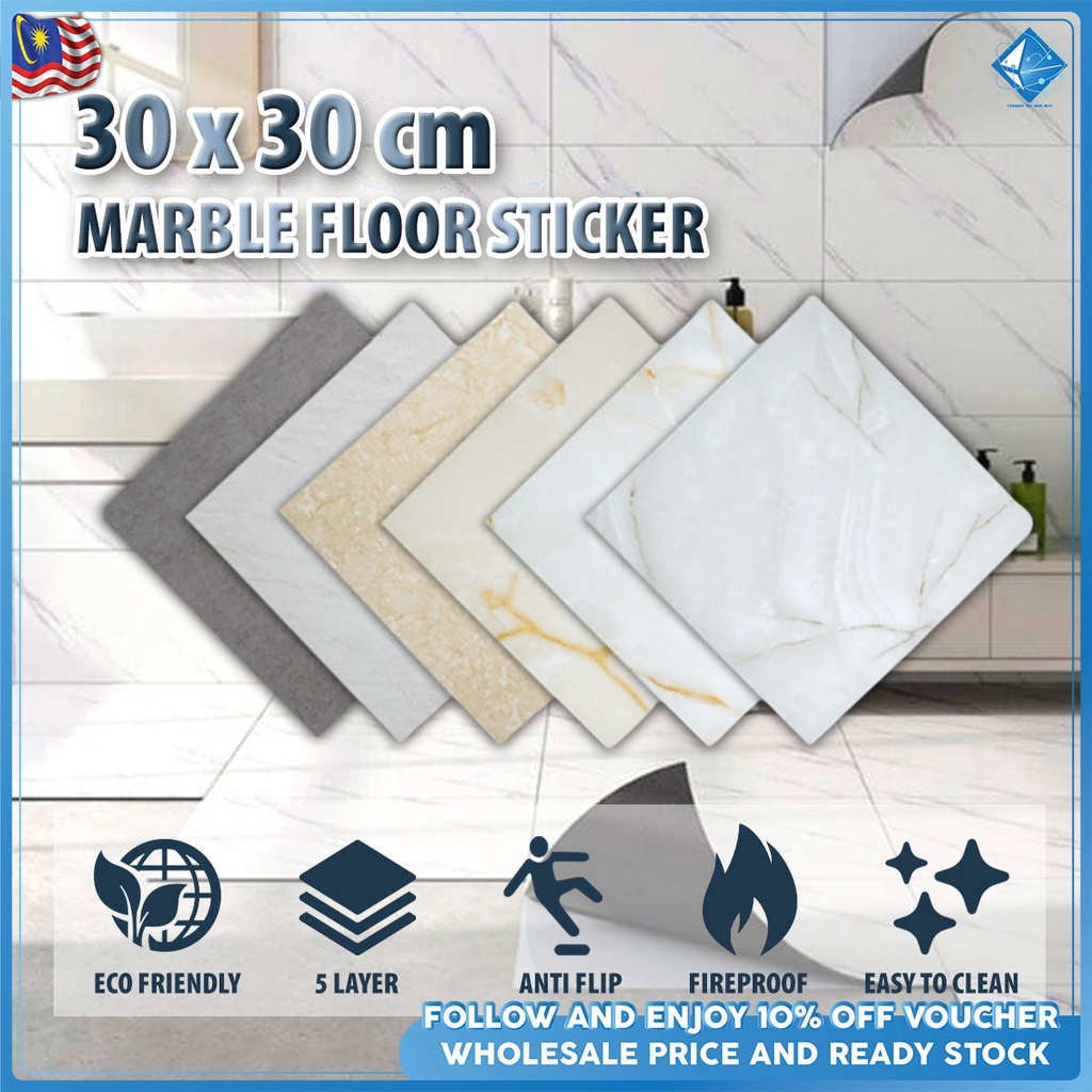 🇨🇳Wholesaler🇨🇳 30cm x 30cm Self Adhesive Marble Waterproof Marble PVC