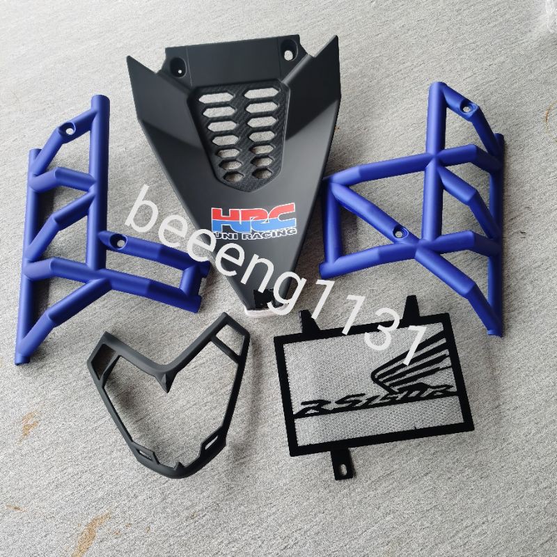 🔥RS150 V1/V2 set Package 4 in 1🔥SIDE ENGINE cover Blue+Engine cover