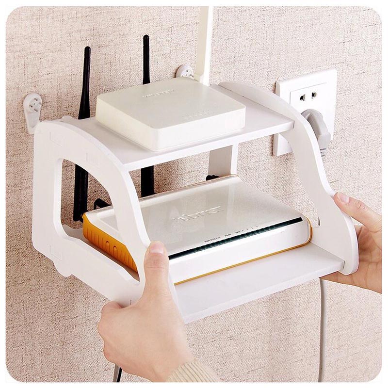 Router rack Storage rack Home wifi rack wall wifi router Storage Box