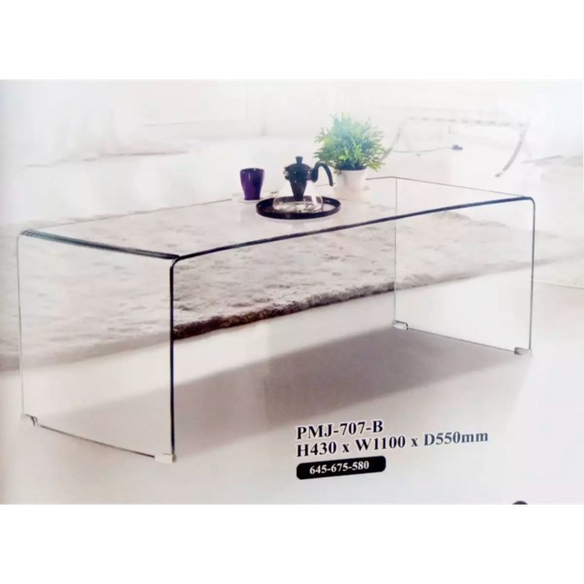 Tempered Glass Coffee Table Shopee Malaysia