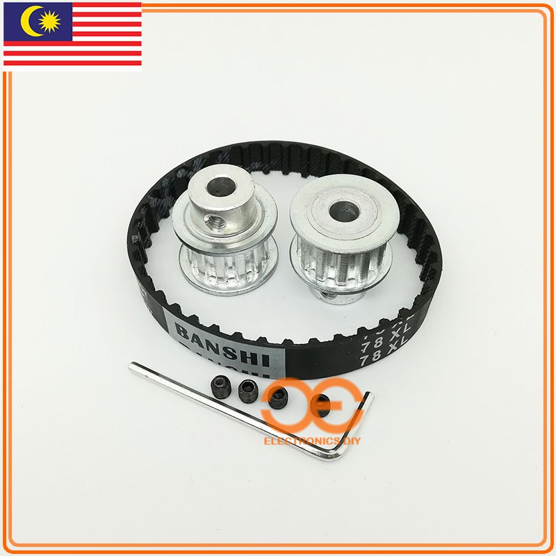 Aluminium GT2 Timing Belt And Pulleys For Servo Motor DIY Motor [Timing