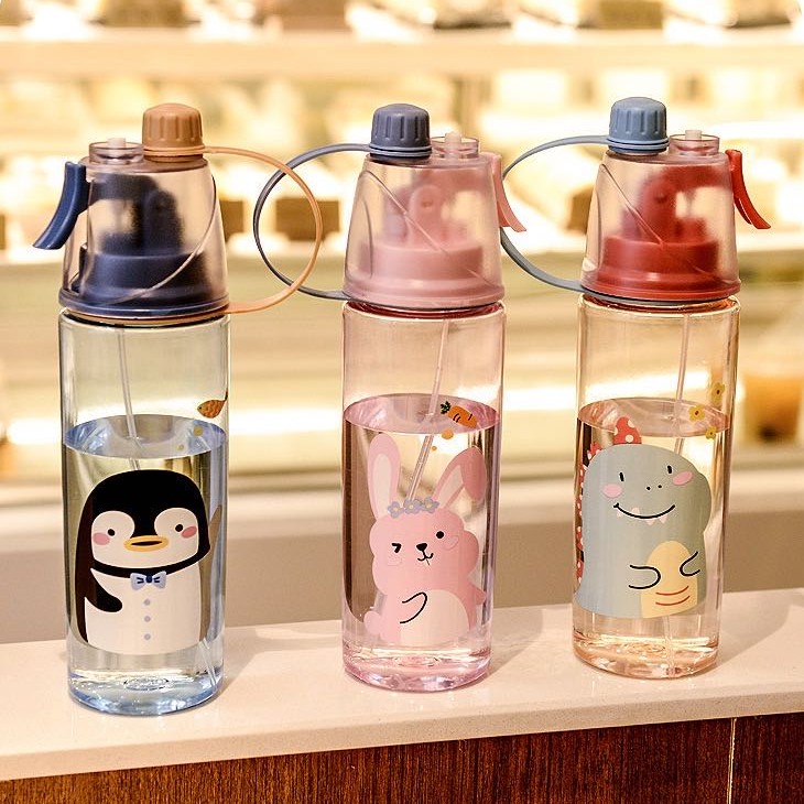 R&J600ml Cute Kids Drinking Sport Water Bottle Outdoor Cycling Gym