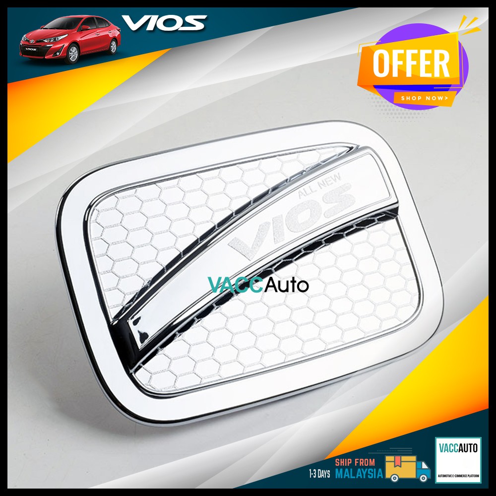 Toyota Vios NSP151 Petrol Cap Chrome Cover Protector Fuel Oil Tank Gas