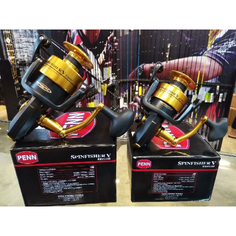 Penn Spinfisher V SSV4500/5500 (free gift 🎁 3 jig) | Shopee Malaysia