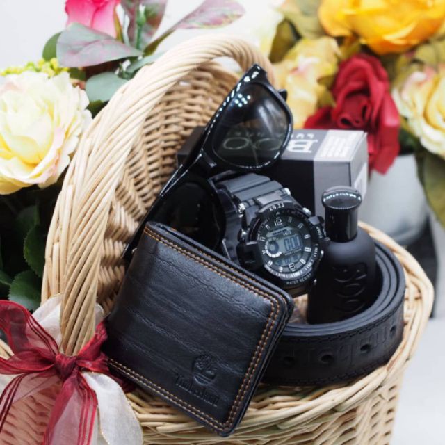 gucci bag [Ready Stock] Set Hantaran Lelaki Beg Duit Lelaki Set Lelaki Birthday Men Gift 5 in 1