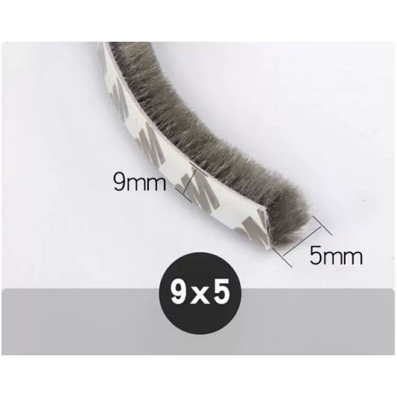 High Quality 3M Self Adhesive Door Brush Strip Window Seal Film Weather Strip Shopee Malaysia