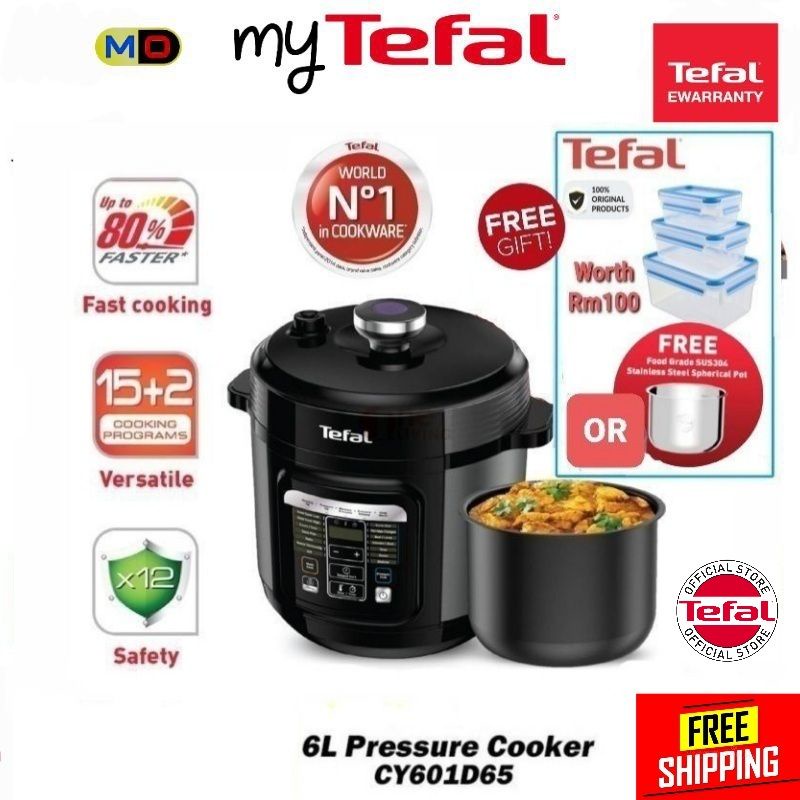 Tefal Home Chef Smart Multicooker (Pressure Cooker) CY601 (CY601D