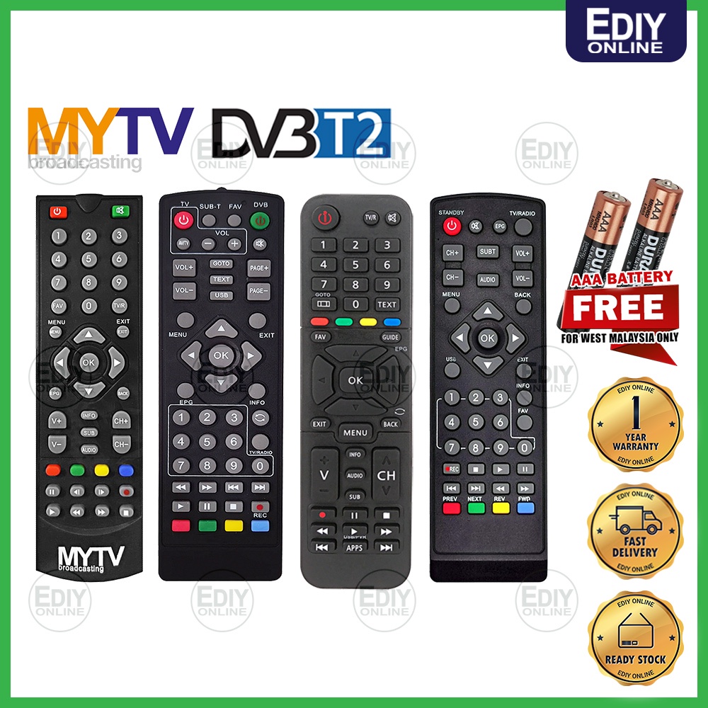 MYTV Remote Control DVB DVBT2 DVBT2 /S2/K3/K2 Set Top Box Remot for