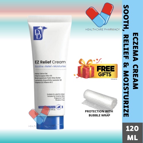 [HEALCAREPHARMACY] DD EZ Relief Cream (Eczema Creams for Dry, Itchy