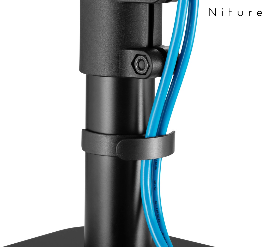 Desktop Clamp-on Speaker Stand for Computer Speakers and Studio Monitor