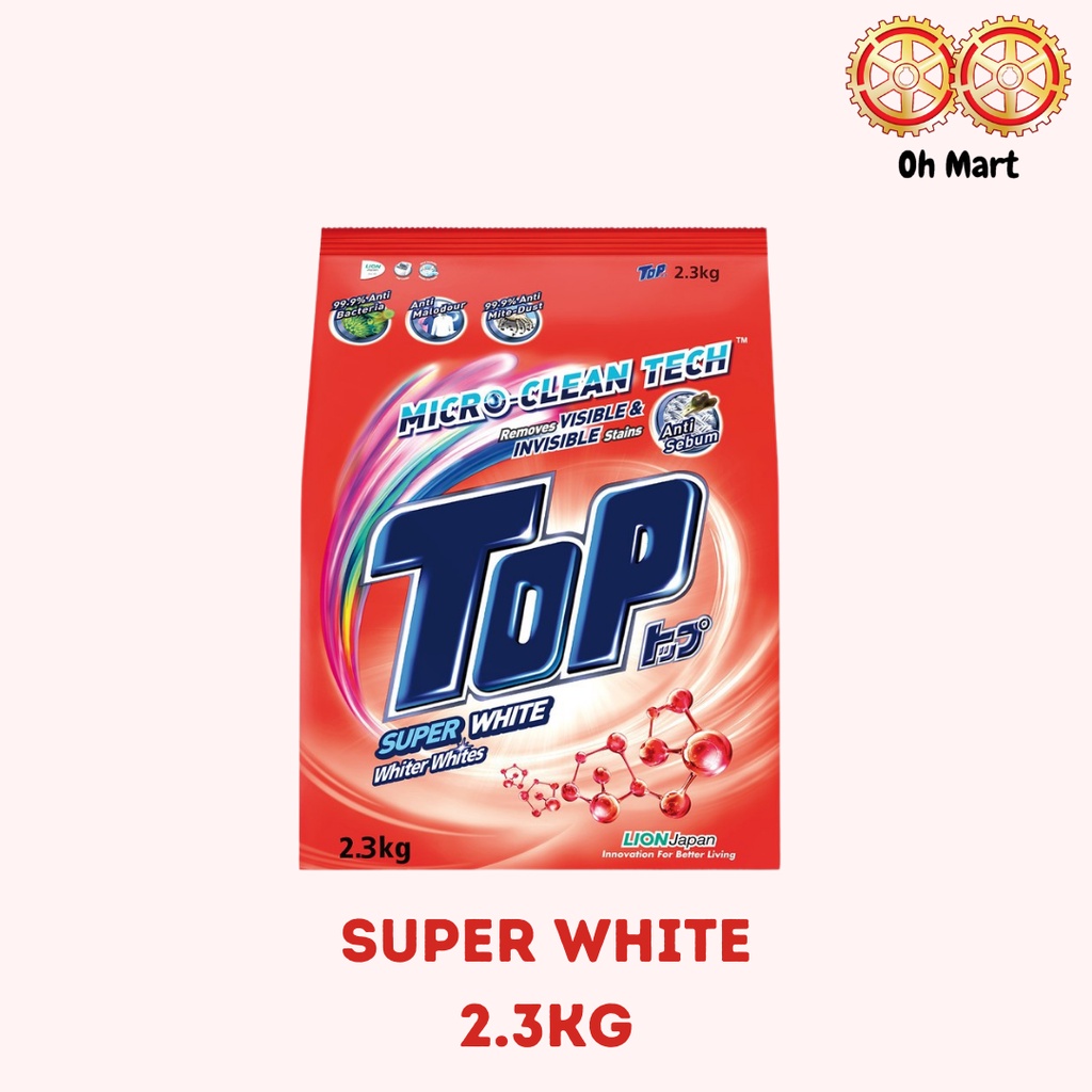 Top Detergent Powder 2.1/2.3kg Shopee Malaysia