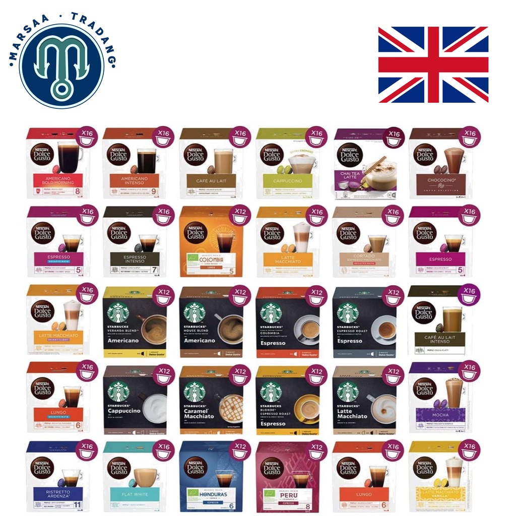 NESCAFE DOLCE GUSTO CAPSULES, STARBUCKS, MALTESERS Shopee Malaysia