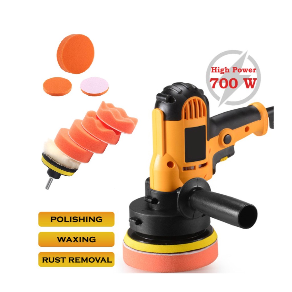 SEMENYIH HILDA CAR POLISHER MESIN 700W 220V PROFESSIONAL ELECTRIC CAR
