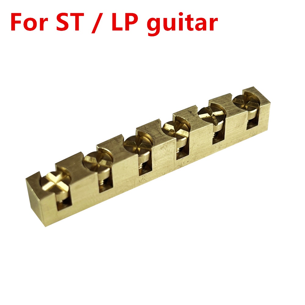 【Made in Japan】 1 PC Electric Guitar Nut Height Curved Adjustable Bell Brass Nuts for ST TL