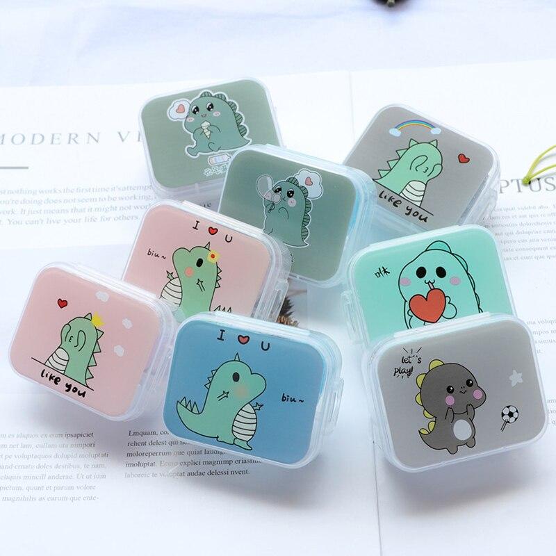 Cute Contact Lenses Box Mini Cartoon Contact Lenses Plasic Case Travel