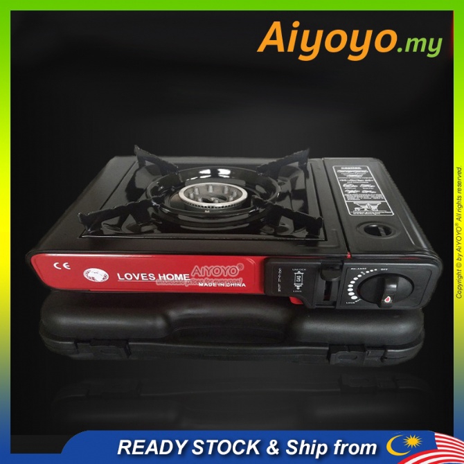 Portable Gas Stove Dapur Gas Steamboat Cooking Burner Butane Gas