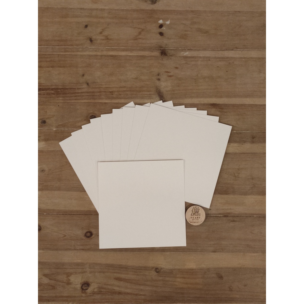 [Imported From Italy] 250gsm Pastel Nagomi Art & Watercolor Premium Art Paper 15cm 10pcs