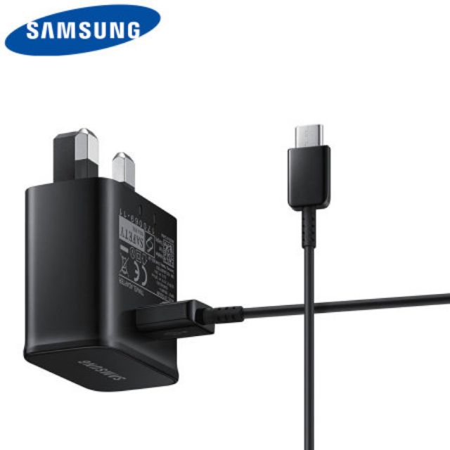 Genuine Original Samsung Galaxy S10 Plus Adaptive Fast Charger & USBC