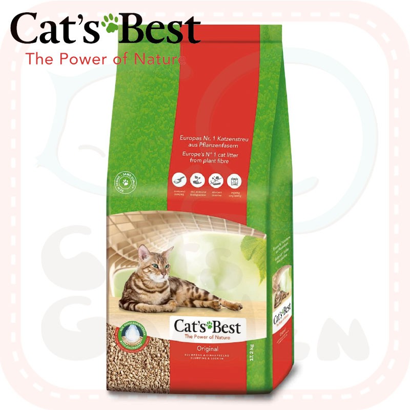 Cat's Best Oko Plus Biodegradable Flushable Wood Pine Cat Litter 13l