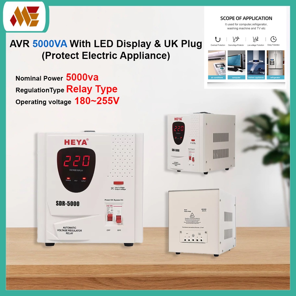 AVR 5KVA Single Phase AC Automatic Voltage Regulator/Voltage Stabilizer