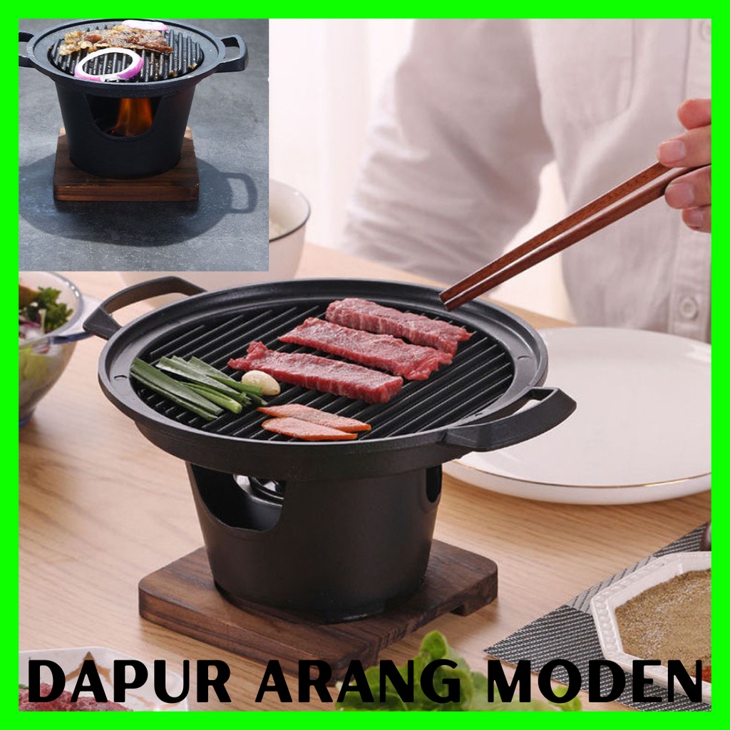 Dapur Arang Moden Bbq Grill Korean Japanese Grill Mini Charcoal Stove