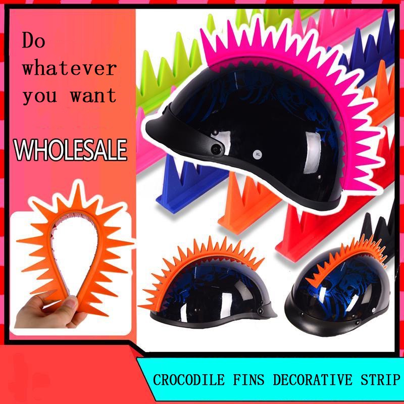 5Color Reflective Rubber Dirt Biker Motocross Mohawk Biker Helmet