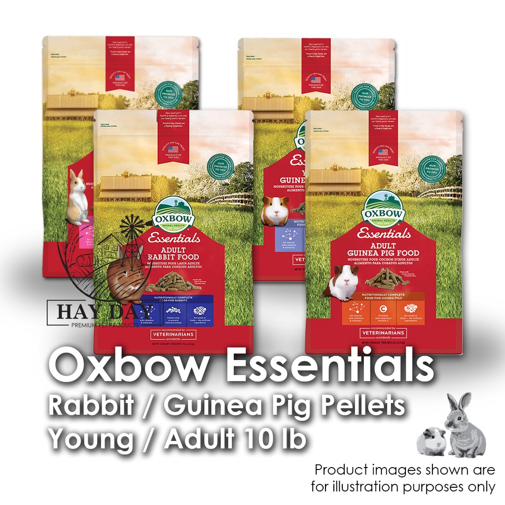 Oxbow Essentials Young / Adult Rabbit / Guinea Pig Pellets 10 lb