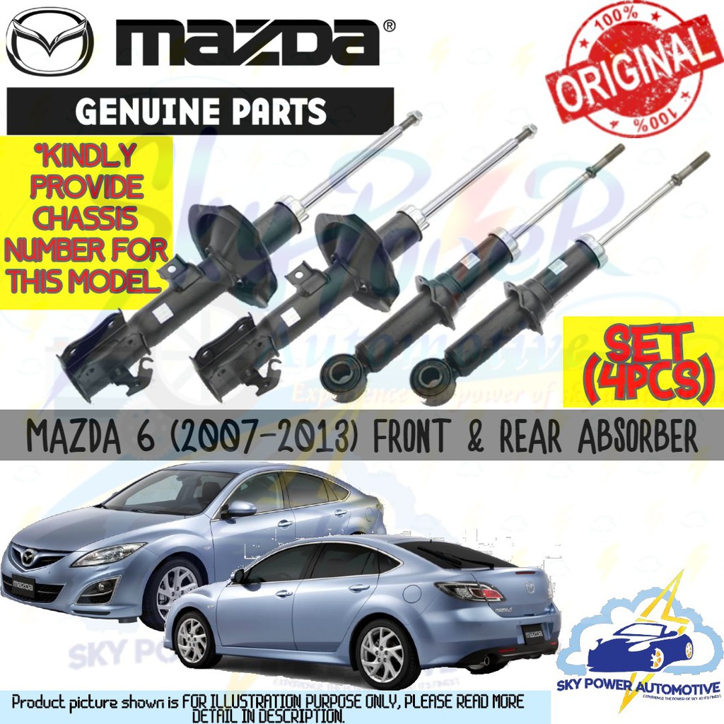 MAZDA 6 (20092012) 100 ORIGINAL (GENUINE) SHOCK ABSORBER (SET 4PCS