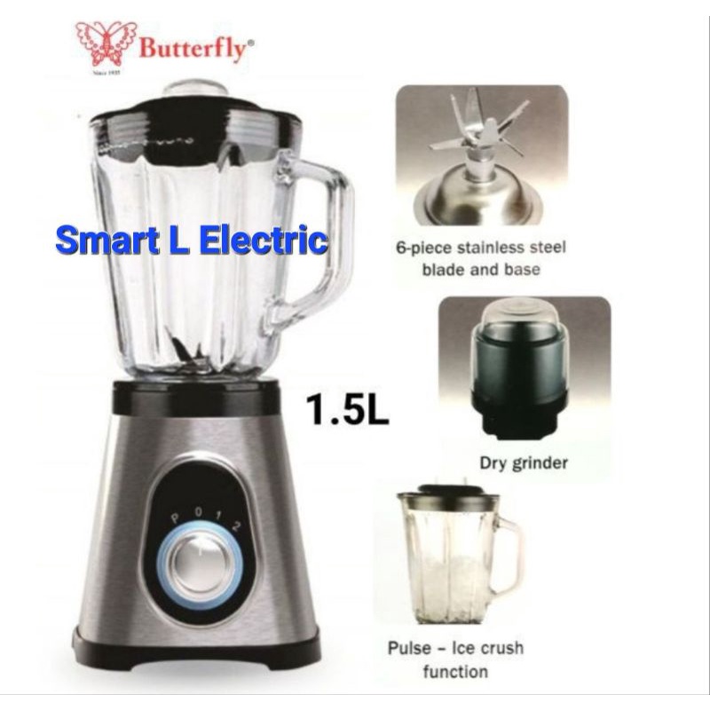 (SUPER OFFER!!!)(READY STOCK!!!) Butterfly Blender B550 (600W) 1.5L
