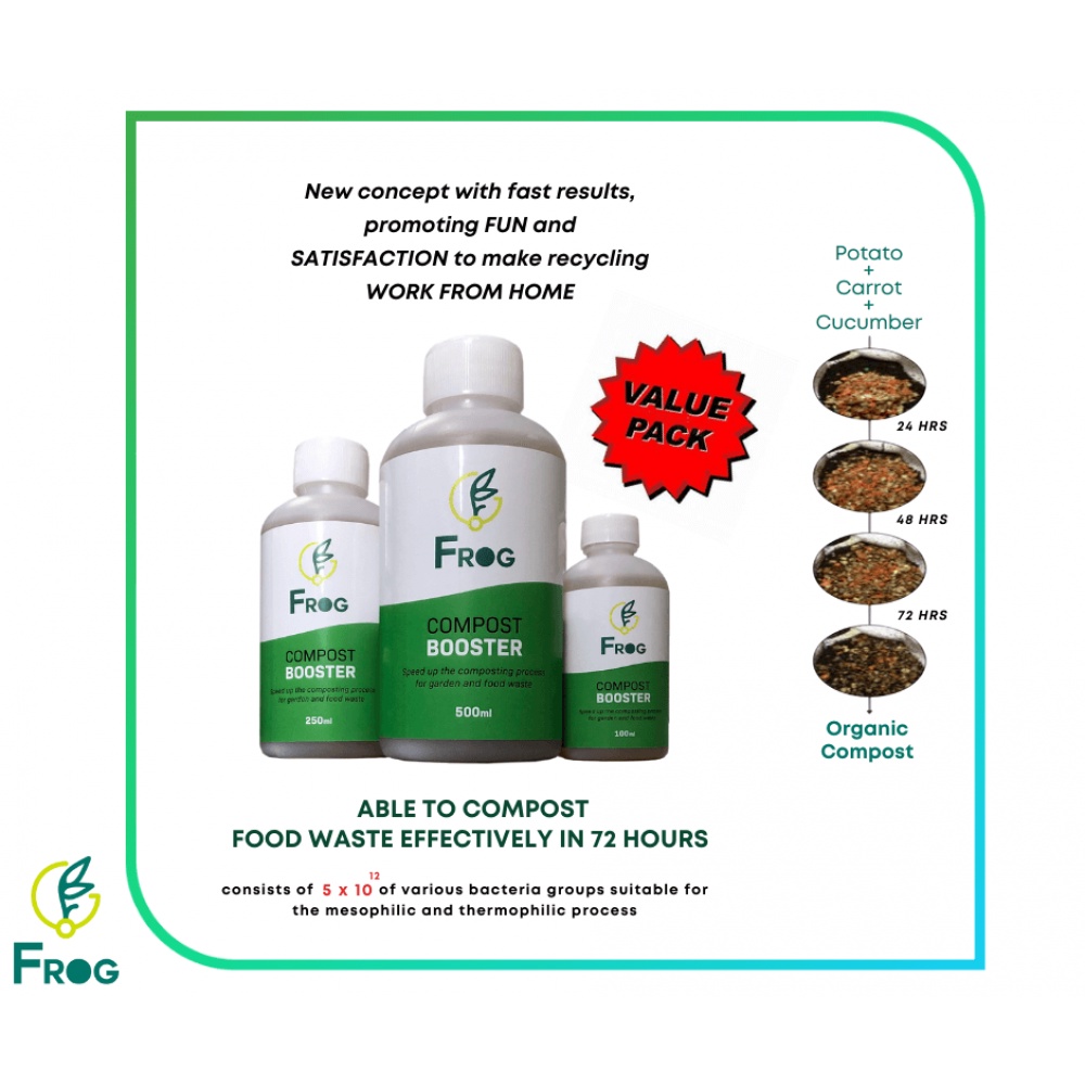 Composting Booster FROG (effective composting agent) Shopee Malaysia