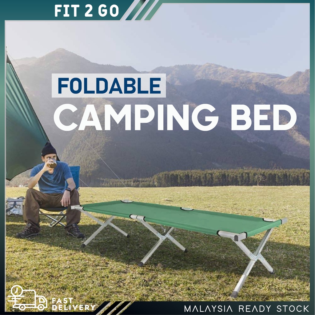 Camping Bed Cot Portable Folding Heavy Duty Foldable Travel Cot Bed