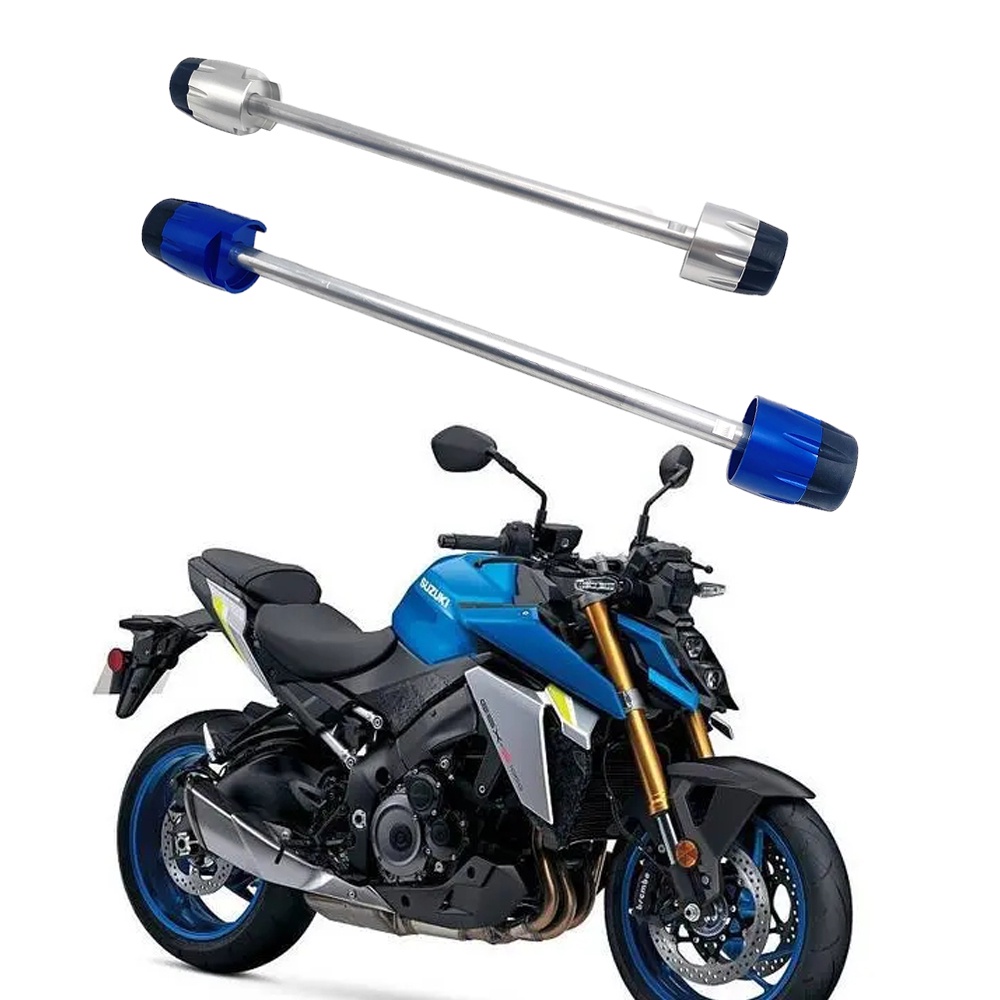 GSX S1000 GT Motorcycle Front Rear Axle Fork Crash Sliders Wheel