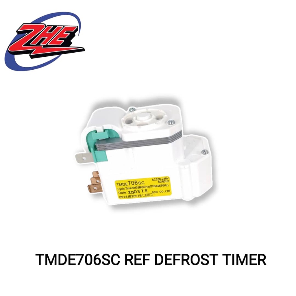 TMDE706SC LG REFRIGERATOR FREEZER DEFROST TIMER / TIMER PETI SEJUK LG