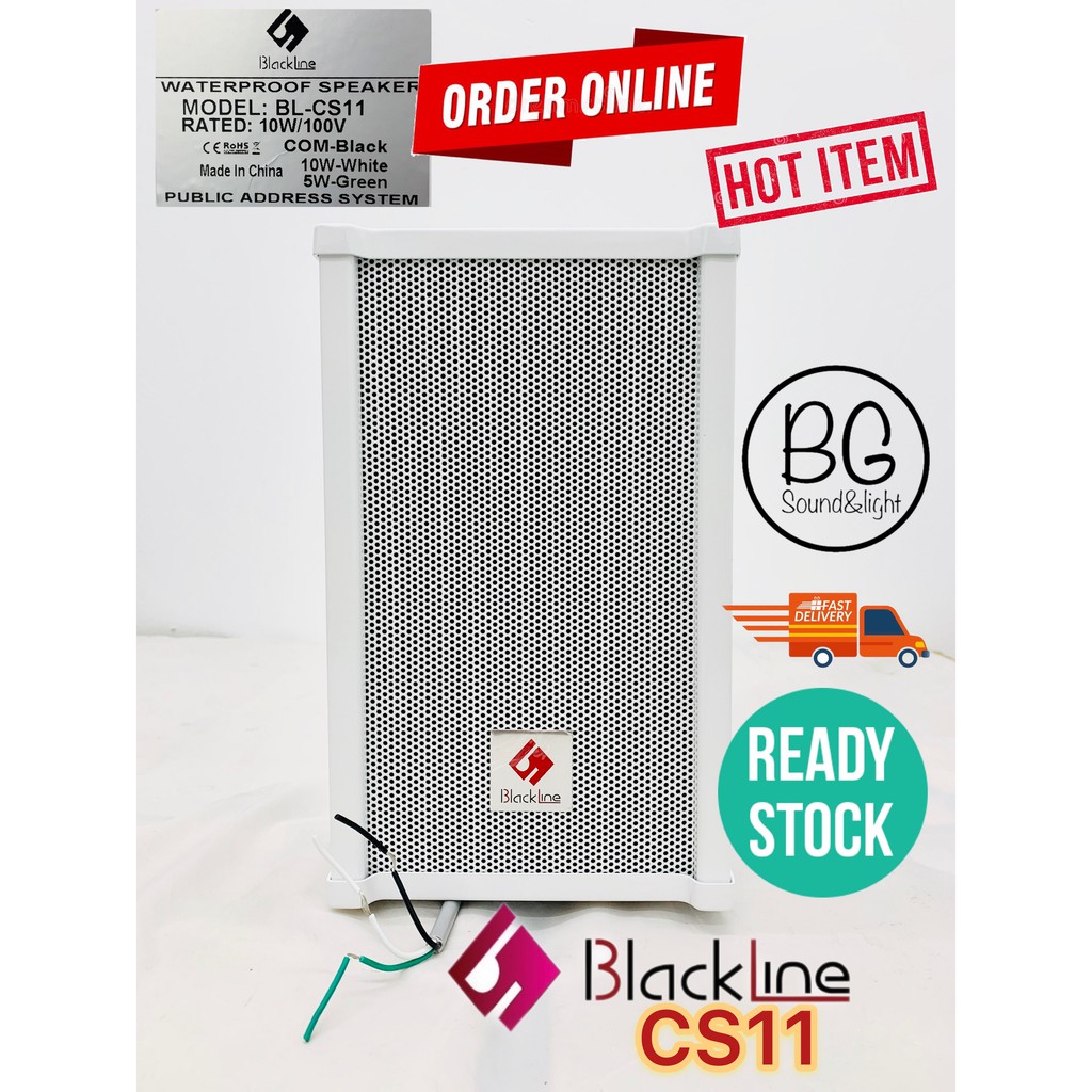 [READY STOCK IN MALAYSIA]Blackline High Quality White Column Speaker