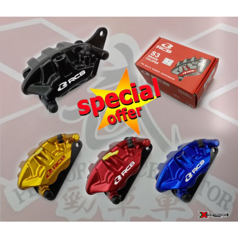 NMAX155 RCB BRAKE CALIPER S3 SERIES REARBlack/Red/Blue/Gold Shopee Malaysia