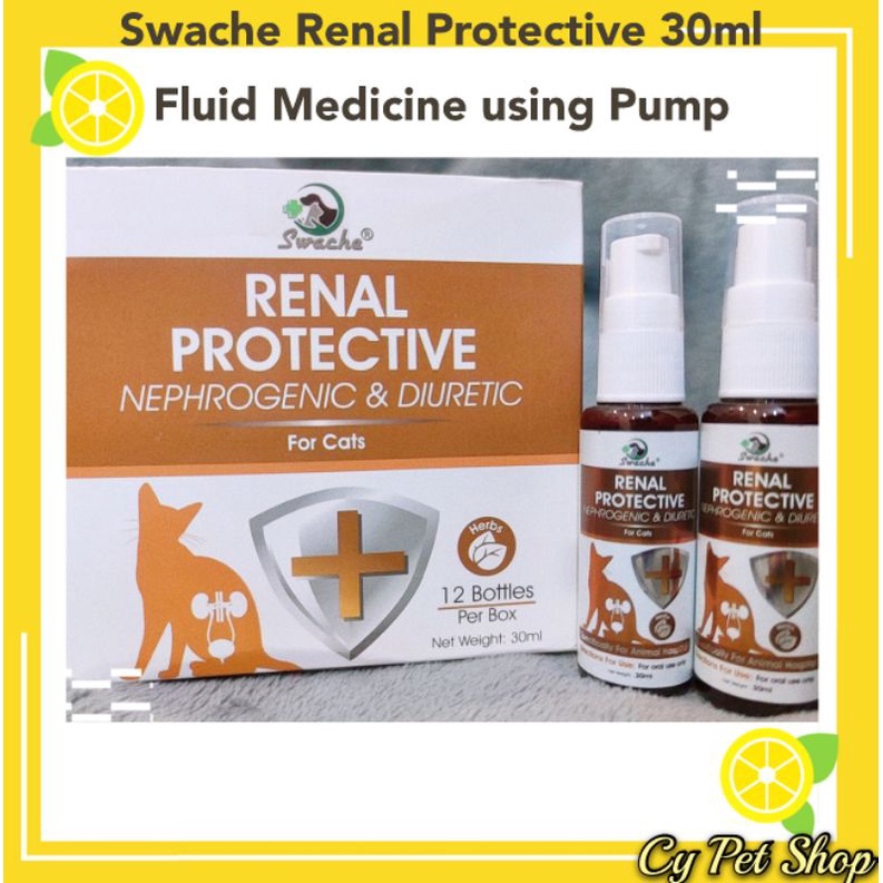 Swache Renal Protective (Nephrogenic &amp; Diuretic) For cats 30ml Shopee