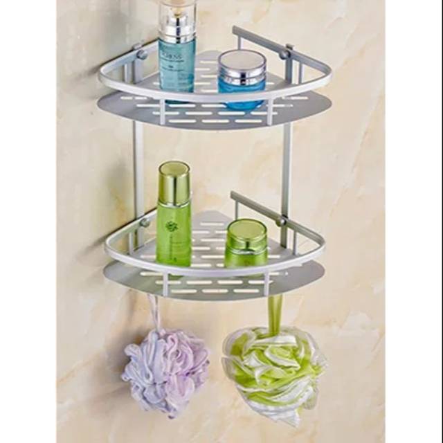 Bathroom Corner Wall Shelves Shopee Malaysia
